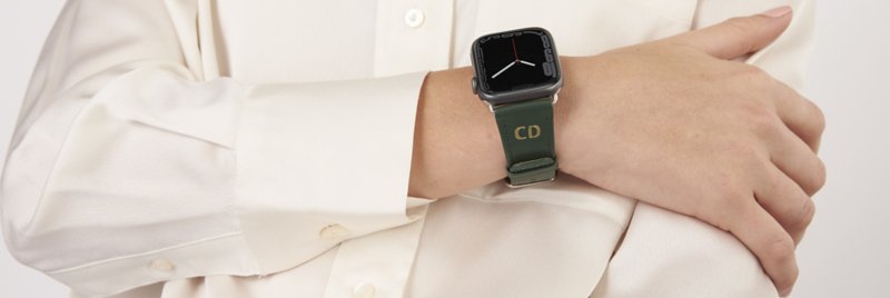 Leather watch strap for Apple Watch Series 7, 6 & Apple Watch SE 41 mm